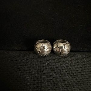 Brighton pebble beads silver